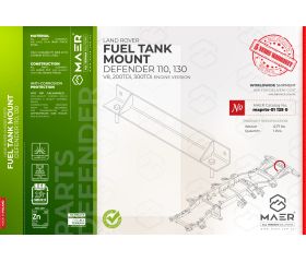 Defender 110, 130 All engines Fuel Tank Mount